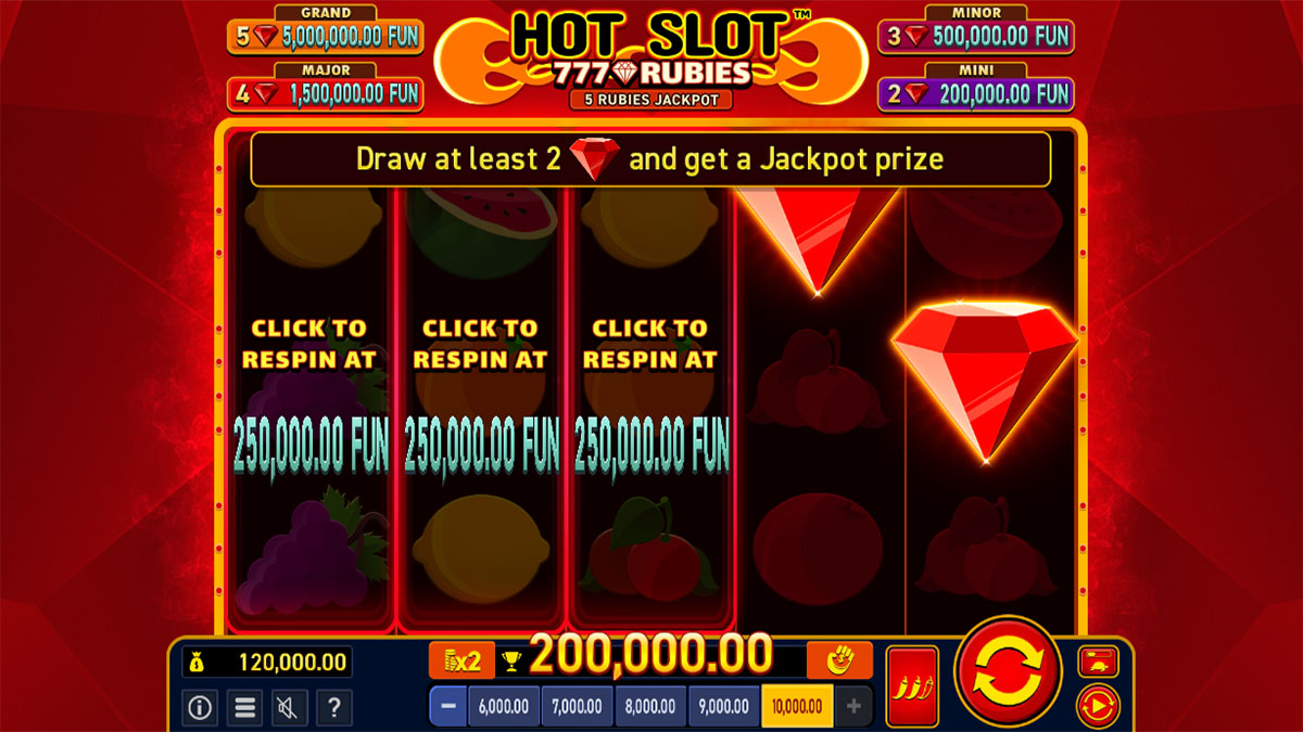  Hot Slot™: 777 Rubies Extremely Light