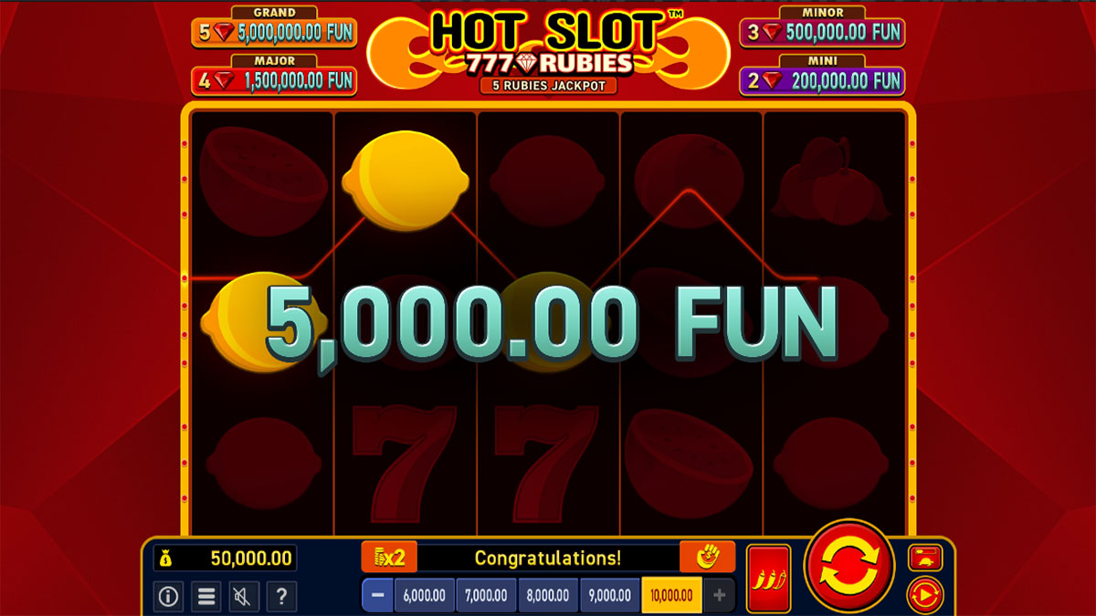  Hot Slot™: 777 Rubies Extremely Light